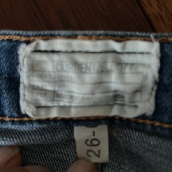 Current Elliott "The Stiletto Townsend Destroy" Blue Jeans / 26 - Picture 4 of 5